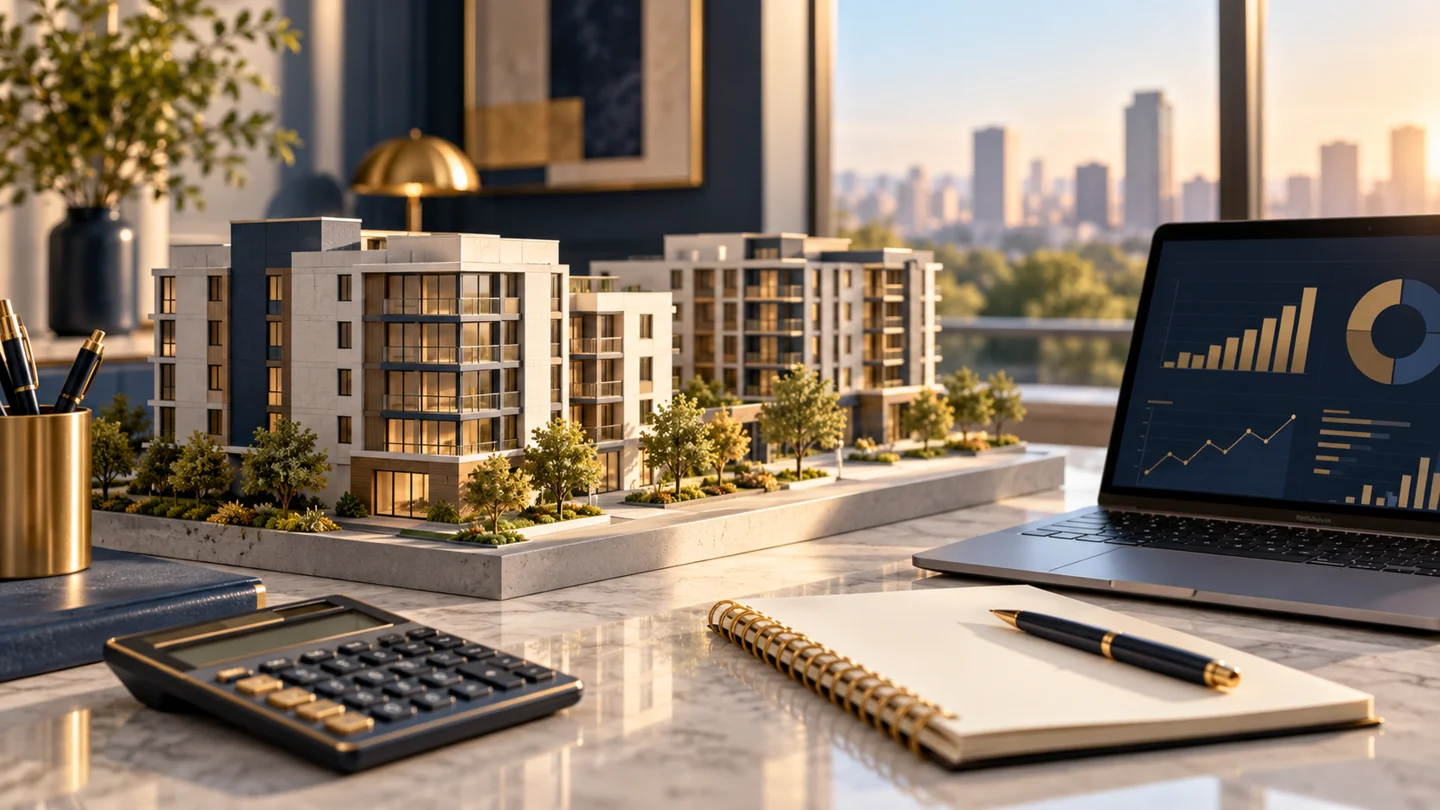 Apartment-building models and financial planning tools